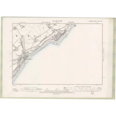 1893 Map of Fife and Kinross Sheet XXVIII.SE, 1896 Print