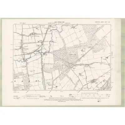 1894 Map of Fife and Kinross Sheet XXVIII.SW, 1896 Print