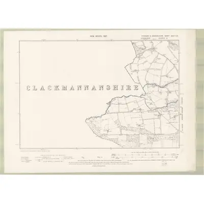 1895 Map of Fife and Kinross Sheet XXXII.NE, 1897 Print