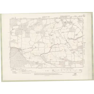1913 Map of Fife and Kinross Sheet XXXII.NE, 1920 Print