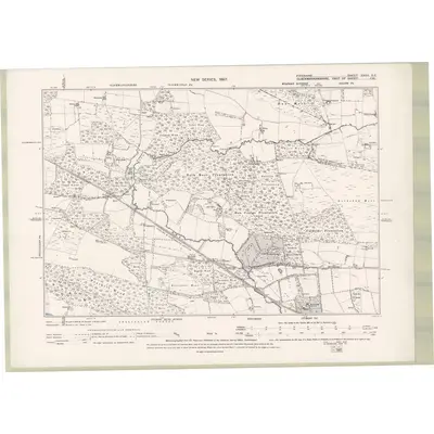 1895 Map of Fife and Kinross Sheet XXXII.SE, 1897 Print