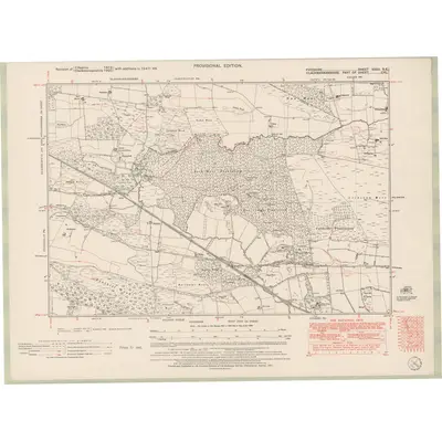 1948 Map of Fife and Kinross Sheet XXXII.SE, 1951 Print