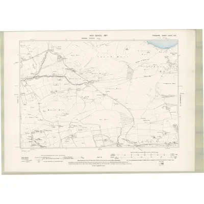 1894 Map of Fife and Kinross Sheet XXXIII.NE, 1897 Print