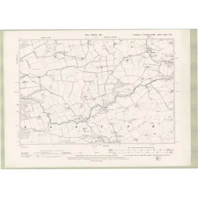 1894 Map of Fife and Kinross Sheet XXXIII.NW, 1897 Print