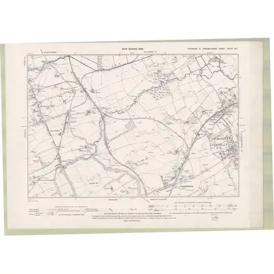 1894 Map of Fife and Kinross Sheet XXXIV.NE, 1896 Print