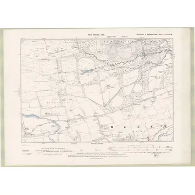 1895 Map of Fife and Kinross Sheet XXXIV.NW, 1896 Print