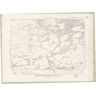 1913 Map of Fife and Kinross Sheet XXXIV.NW, 1920 Print