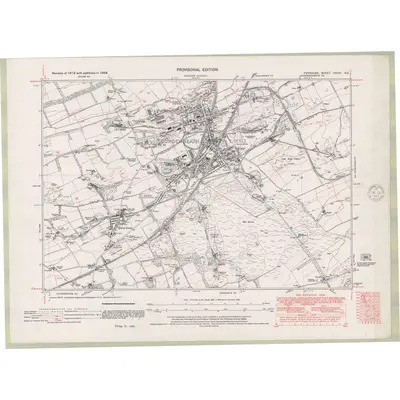 1938 Map of Fife and Kinross Sheet XXXIV.SE, 1947 Print
