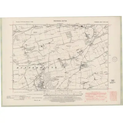 1938 Map of Fife and Kinross Sheet XXXIV.SW, 1948 Print