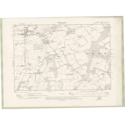 1913 Map of Fife and Kinross Sheet XXXIX.NE, 1920 Print