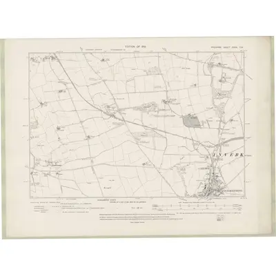 1913 Map of Fife and Kinross Sheet XXXIX.SW, 1919 Print