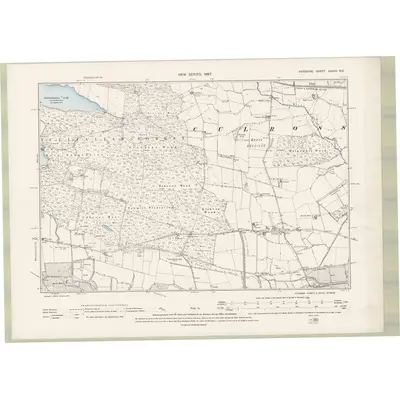 1895 Map of Fife and Kinross Sheet XXXVII.NE, 1897 Print