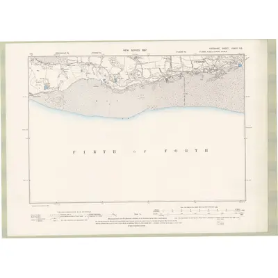1895 Map of Fife and Kinross Sheet XXXVII.SE, 1897 Print