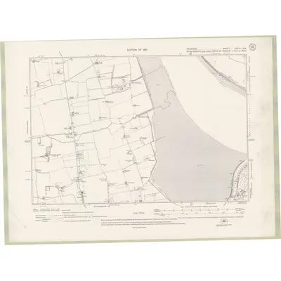1913 Map of Fife and Kinross Sheet XXXVII.SW, 1921 Print