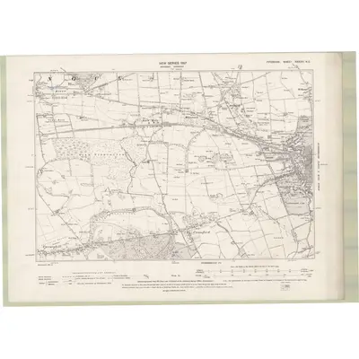 1895 Map of Fife and Kinross Sheet XXXVIII.NE, 1897 Print