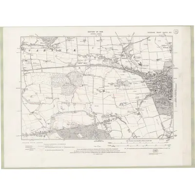 1924 Map of Fife and Kinross Sheet XXXVIII.NE, 1928 Print