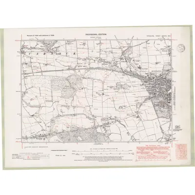 1938 Map of Fife and Kinross Sheet XXXVIII.NE, 1947 Print