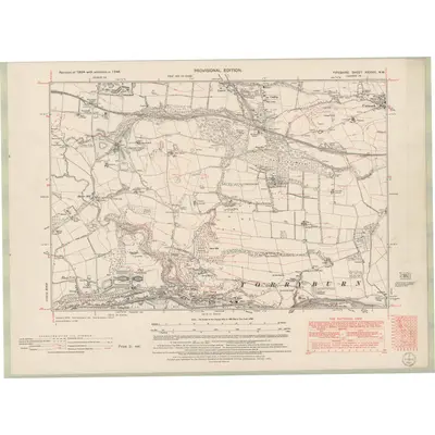 1948 Map of Fife and Kinross Sheet XXXVIII.NW, 1951 Print