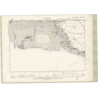 1895 Map of Fife and Kinross Sheet XXXVIII.SW, 1897 Print
