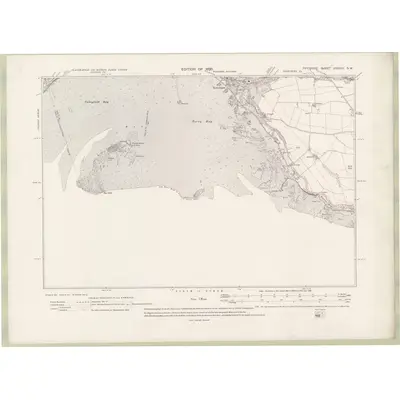 1913 Map of Fife and Kinross Sheet XXXVIII.SW, 1920 Print