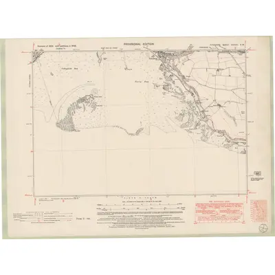 1948 Map of Fife and Kinross Sheet XXXVIII.SW, 1951 Print