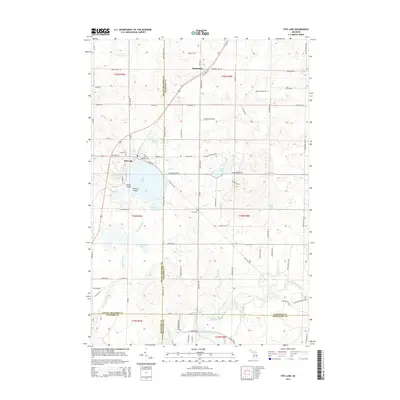 2014 Map of Fife Lake, 2014 Print