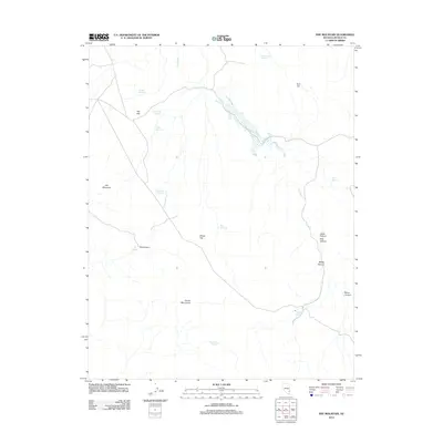 2012 Map of Fife Mountain, 2012 Print