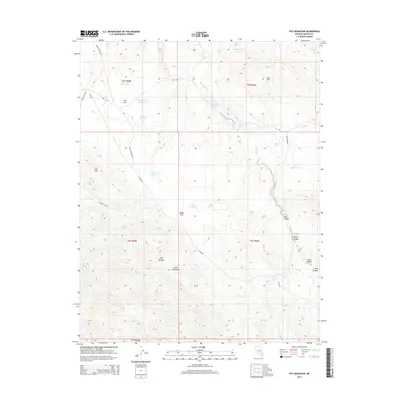 2014 Map of Fife Mountain, 2014 Print