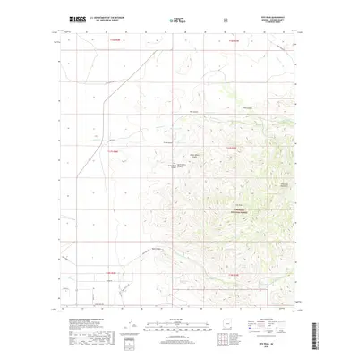 2018 Map of Fife Peak, 2018 Print