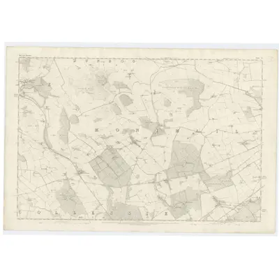 1854 Map of Fife, Sheet 10, 1855 Print
