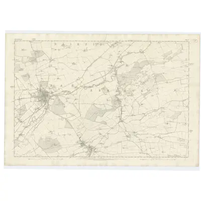 1854 Map of Fife, Sheet 11, 1856 Print