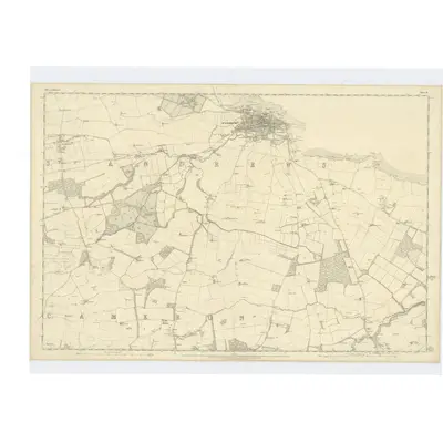 1854 Map of Fife, Sheet 12, 1855 Print