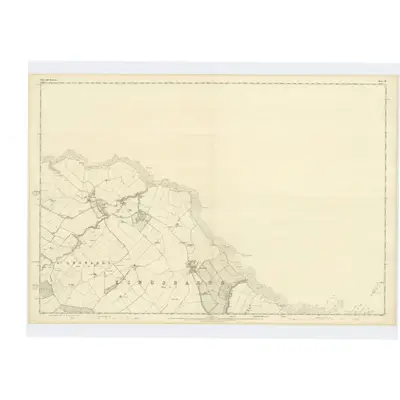 1854 Map of Fife, Sheet 13, 1855 Print