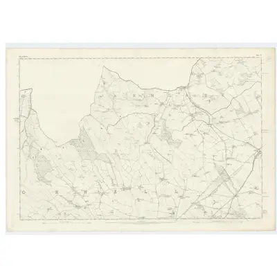 1854 Map of Fife, Sheet 15, 1856 Print