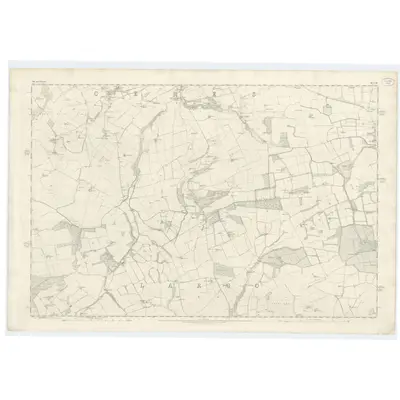 1854 Map of Fife, Sheet 18, 1855 Print