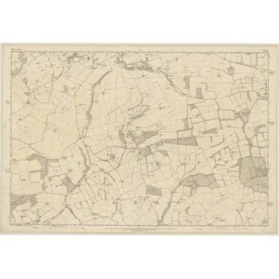 1854 Map of Fife, Sheet 18, 1855 Print
