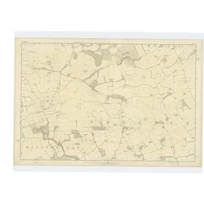 1853 Map of Fife, Sheet 19, 1855 Print