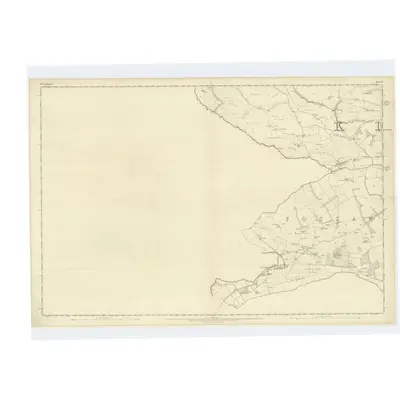 1854 Map of Fife, Sheet 21, 1856 Print