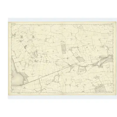 1855 Map of Fife, Sheet 23, 1856 Print