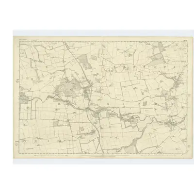1854 Map of Fife, Sheet 24, 1856 Print