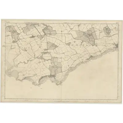 1853 Map of Fife, Sheet 26, 1855 Print