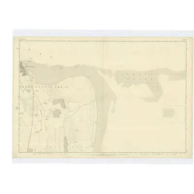 1854 Map of Fife, Sheet 3, 1855 Print