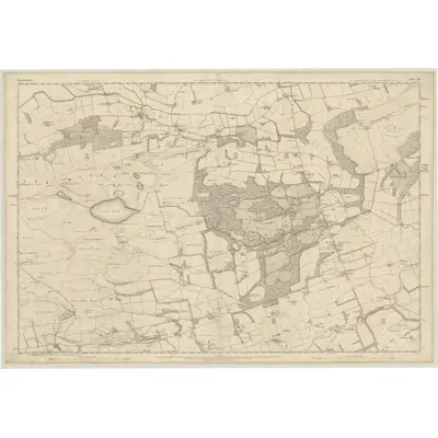 1854 Map of Fife, Sheet 30, 1856 Print