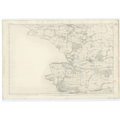 1854 Map of Fife, Sheet 34, 1856 Print