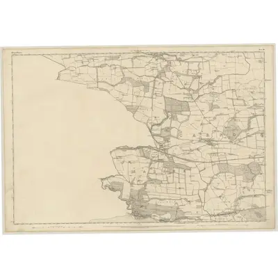 1854 Map of Fife, Sheet 34, 1856 Print
