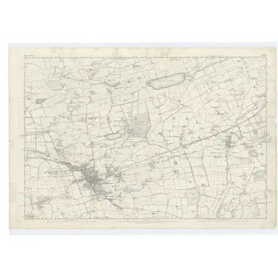 1853 Map of Fife, Sheet 35, 1856 Print