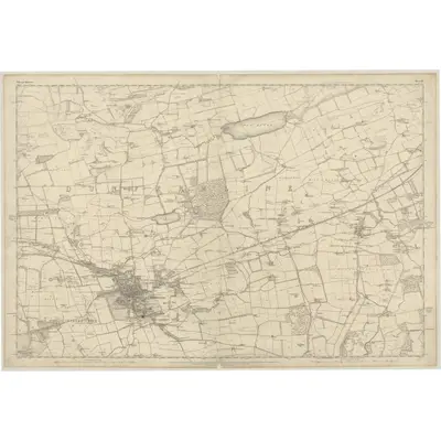 1853 Map of Fife, Sheet 35, 1856 Print