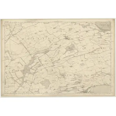1854 Map of Fife, Sheet 36, 1856 Print