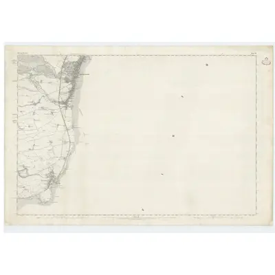 1855 Map of Fife, Sheet 37, 1856 Print