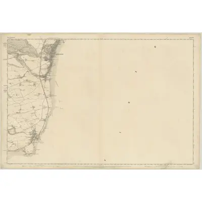1855 Map of Fife, Sheet 37, 1856 Print